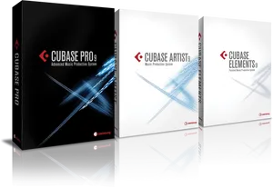 Cubase Software Boxes PNG Image