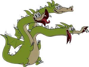 Cuphead Dragon Boss Fight PNG Image