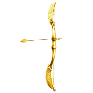 Cupid Arrow In Gold Png Doh PNG Image