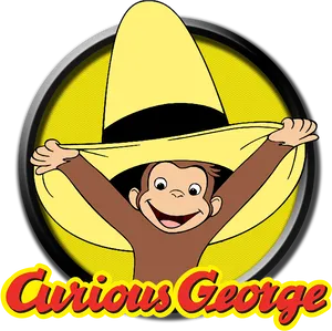 Curious George Yellow Hat Logo PNG Image