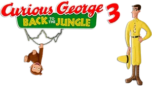 Curious George3 Backtothe Jungle Promo PNG Image