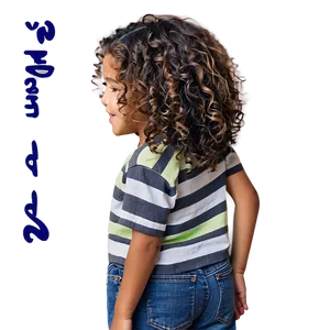 Curly Girl Hair Png 06132024 PNG Image