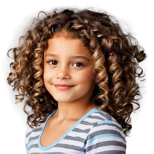 Curly Girl Hair Png Ine83 PNG Image