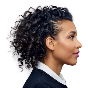 Curly Hair Edges Png Lvq PNG Image