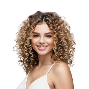 Curly Perm Hair Guide Png Ora PNG Image