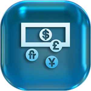 Currency Exchange Icon PNG Image