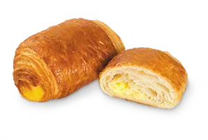 Custard Filled Pastry Delicious Treat PNG Image