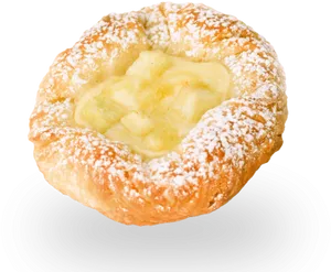 Custard Filled Pastry Dessert.png PNG Image