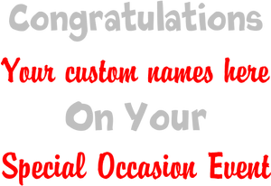 Custom Congratulations Template PNG Image