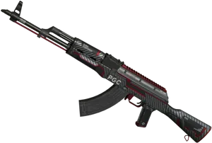 Custom Designed A K47 Rifle PNG Image