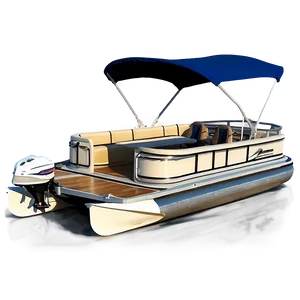 Custom Designed Pontoon Boat Png 06292024 PNG Image