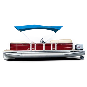 Custom Designed Pontoon Boat Png 06292024 PNG Image