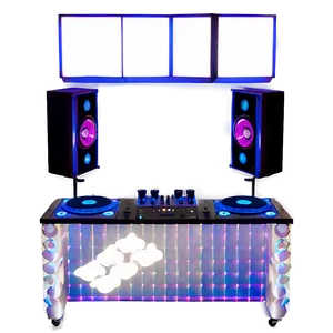 Custom Dj Booth Png Aqu PNG Image