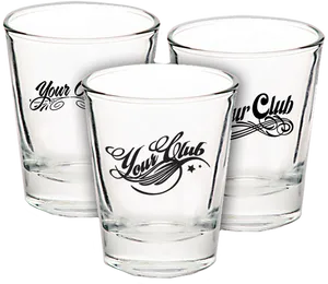 Custom Engraved Shot Glasses PNG Image