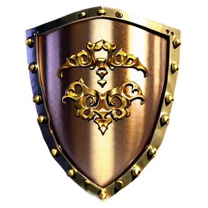 Custom Gold Shield Png 06282024 PNG Image