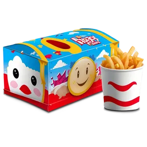 Custom Happy Meal Box Graphics Png 64 PNG Image