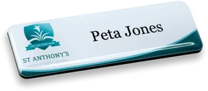 Custom Name Badge St Anthonys Primary School PNG Image