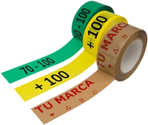 Custom Printed Adhesive Tapes PNG Image