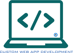 Custom Web App Development Icon PNG Image