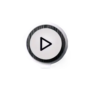 Custom White Play Button Png Oww PNG Image