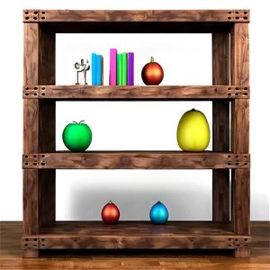 Custom Wood Shelf Creations Png Cvq17 PNG Image