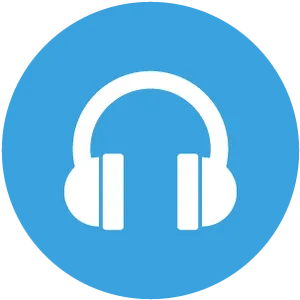 Customer Support Headset Icon PNG Image