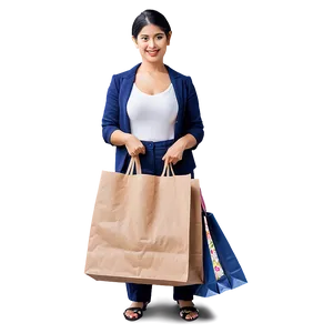 Customer With Shopping Bag Png 86 PNG Image