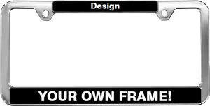 Customizable Mobile Frame Template PNG Image