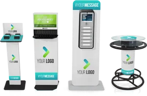 Customizable Phone Charging Stations PNG Image