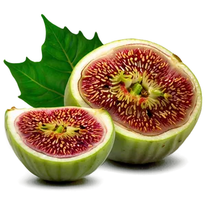 Cut Fig Slice Png 36 PNG Image