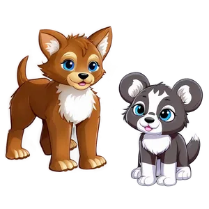 Cute Animal Friends Png 13 PNG Image