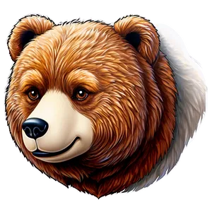 Cute Bear Head Drawing Png Gta PNG Image