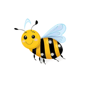 Cute Bee Flying Png Iyq PNG Image