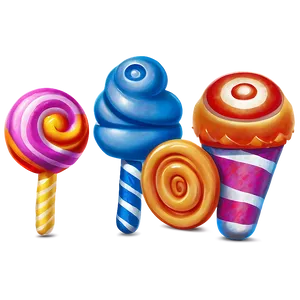 Cute Candy Land Characters Png 06202024 PNG Image