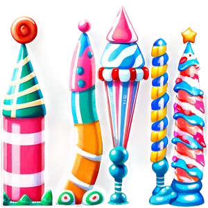 Cute Candy Land Characters Png Elu44 PNG Image