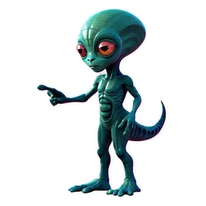 Cute Cartoon Alien Png Onu PNG Image