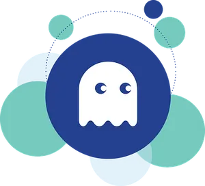 Cute Cartoon Ghost Graphic PNG Image