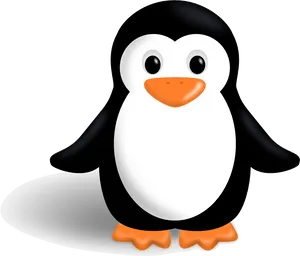 Cute Cartoon Penguin PNG Image