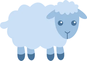 Cute Cartoon Sheep PNG Image