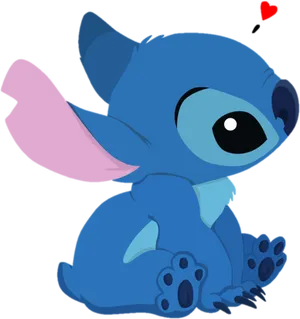 Cute Cartoon Stitch PNG Image