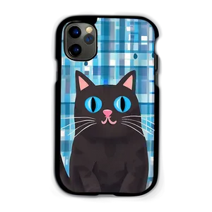 Cute Cat Illustration Phone Case Png 80 PNG Image