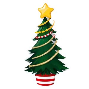 Cute Christmas Tree Png 06252024 PNG Image