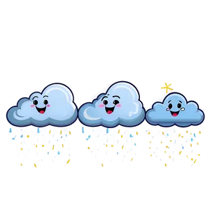 Cute Cloud Cartoon Png 06252024 PNG Image