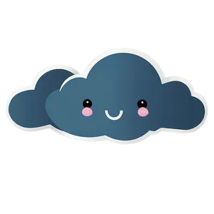 Cute Cloud Vector For Kids Png 06262024 PNG Image