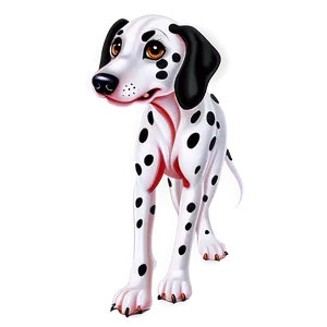 Cute Dalmatian Spots Illustration Png Vou PNG Image