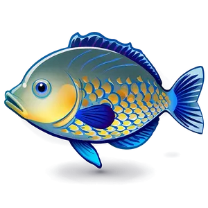 Cute Fish Illustration Png 30 PNG Image