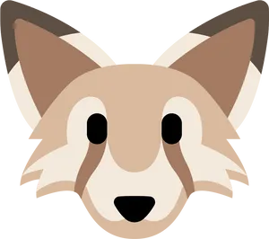 Cute Fox Emoji Graphic PNG Image