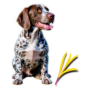 Cute German Shorthaired Pointer Dog Png Hoo12 PNG Image