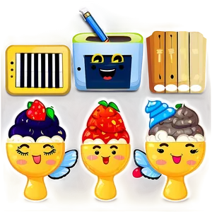 Cute Goodnotes Stickers Png 22 PNG Image