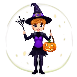 Cute Halloween Characters Cartoon Png Hie53 PNG Image